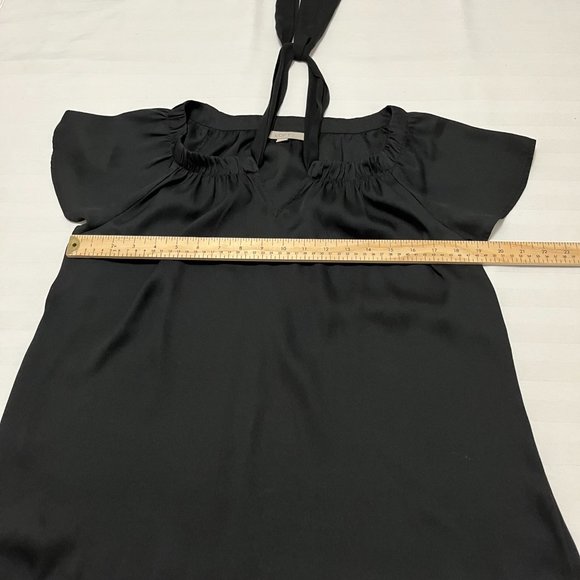 Loft Short Sleeve Lightweight Blouse Size M - Picture 3 of 10